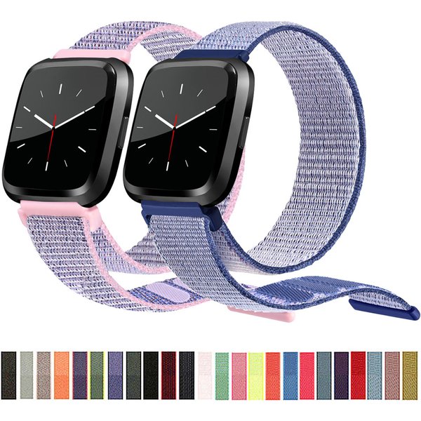 Nylon Strap for Fitbit Versa3 Lite Versa 2 band Smart watch replacment Watchbands correa Loop Bracelet Fitbit Versa 3 Sense band