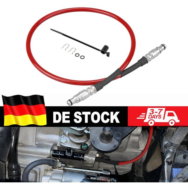BEVINSEE 6-Gang-Schaltkupplungsschlauch LHD für VW Golf 4, Bora 1J, Beetle, Audi A3, TT/TTS, Seat/Cupra Leon