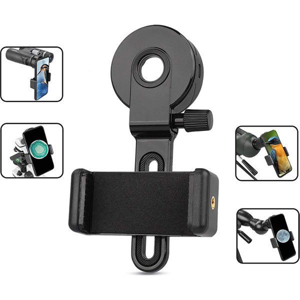 Support de téléphone universel rapide, mise à niveau, télescope monoculaire, binoculaire, portée de repérage puissante, adaptateur de cellule extérieure, Clip d'appareil photo vidéo