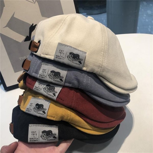 Casquettes en coton Peaky Blinders pour hommes, bérets de Style occidental britannique, casquette de lierre classique d'hiver pour femme, béret en lin Vintage