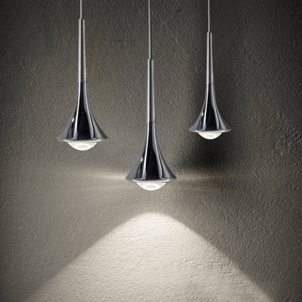 Rain Pendant lamp led danish design sliver light Bedroom Bedside spot light Living Room Kitchen Home Decor staircase light