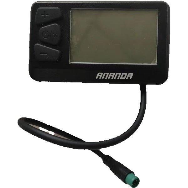 ANANDA D13 LCD Kit à distance affichage pour vélo électrique personnalisé Moni e-bike Speeder pièces de rechange panneau Nulkomma accessoires
