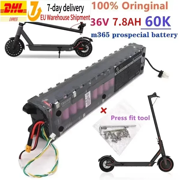 10S3P 36V 7,8Ah Xm M356 Spezial 18650 Lithium-Akkupack 7800mAh 60km mit wasserdichter Bluetooth-Kommunikation