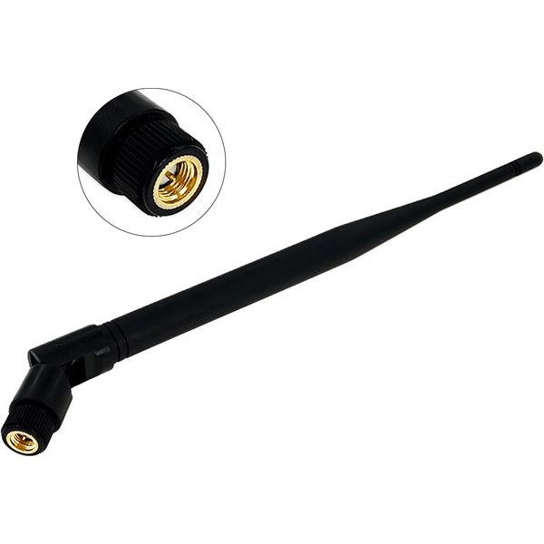 1pc 433Mhz 6dbi OMNI Antenne SMA Stecker 19cm Lange Drehbare Gebogen für Ham Radio Antenne Großhandel preis