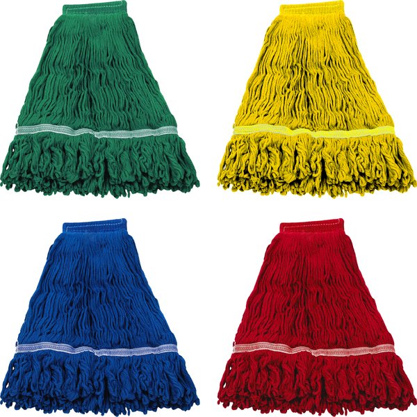 Tête de vadrouille commerciale robuste, 1 paquet, tête de vadrouille industrielle commerciale, tête de vadrouille de remplacement en coton