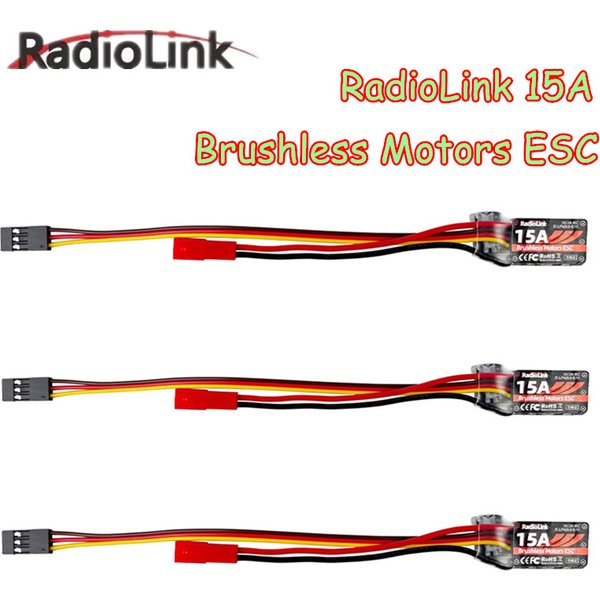 Radiolink 15A 2S ESC Geschwindigkeitsregler für bürstenlose Motoren, integrierter 5V/2A BEC für RC-Flugzeuge mit festem Flügel, A560 SU27 D460 Flugzeuge