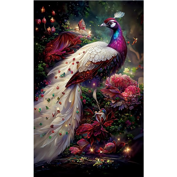 Gorgeous Peacock DIY Cross Stitch Embroidery Kit Living Room Home Decorative Painting 11CT 9CT Printed Needlework Handicraft