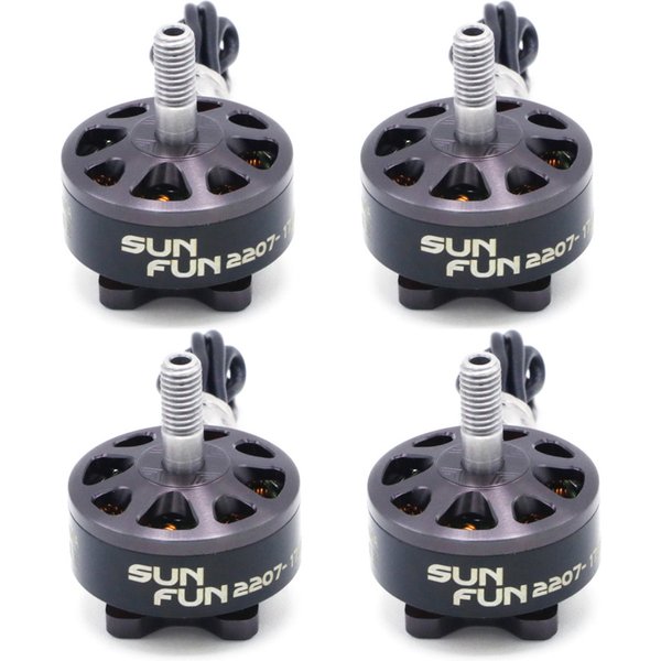4 stücke SUN FUN 2207 1750KV 2450KV 2750KV CW Gewinde FPV Racing Bürstenlosen Motor Für RC Drone Quadcopter Ersatzteile