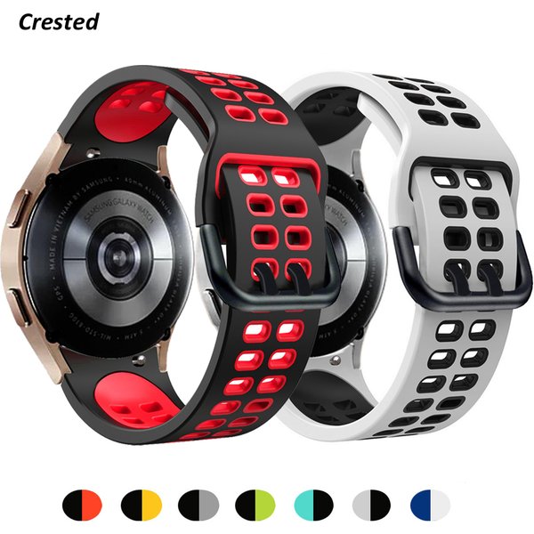 No Gaps Band For Samsung Galaxy Watch 4/5/pro/3 44mm 40mm classic 46mm 42mm active 2 Sport Silicone Bracelet Galaxy Watch4 strap