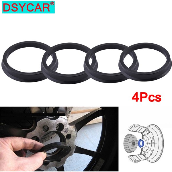 4 pièces/ensemble accessoires de voiture anneau central de moyeu de roue en plastique 73.1 à 67.1 anneau de moyeu de roue OD = 73.1mm ID = 67.1mm anneau central de roue