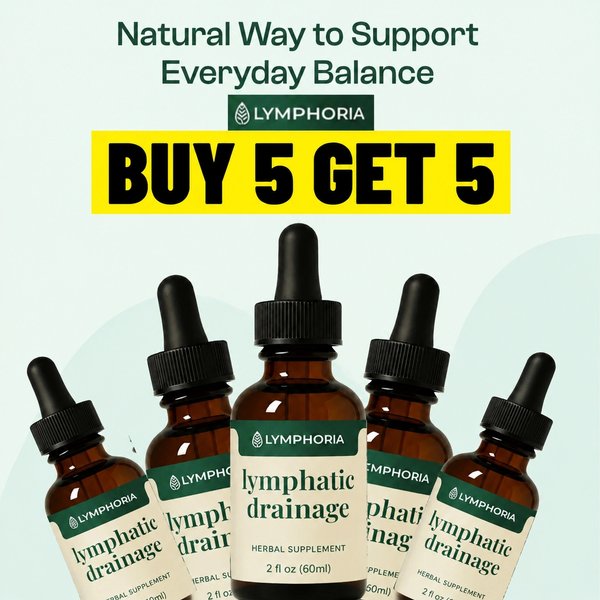 Lymphoria Lymphdrainage-Tropfen 59ml Natürliches Kräuterergänzungsmittel Flüssig zur Unterstützung der Schwellungsreduktion Entgiftung Durchblutungsförderung Körperwohlbefinden
