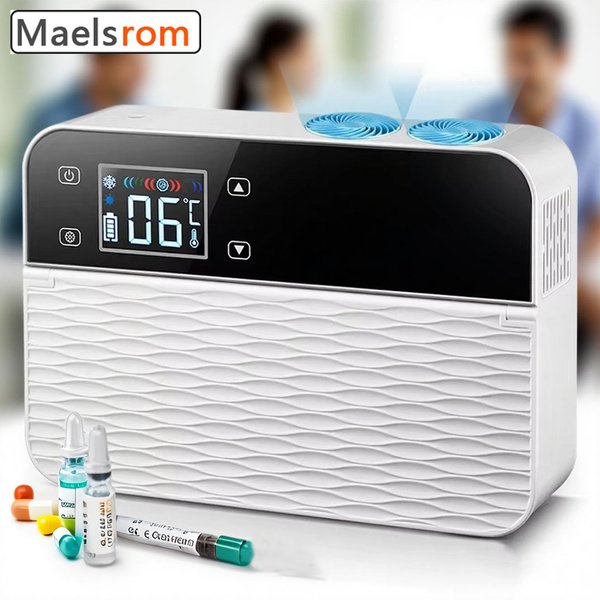 USB Portable Insulin Refrigerator Serum Interferon Capsules Battery Dispenser Car Cooler Cooler Mini Small Refrigerator