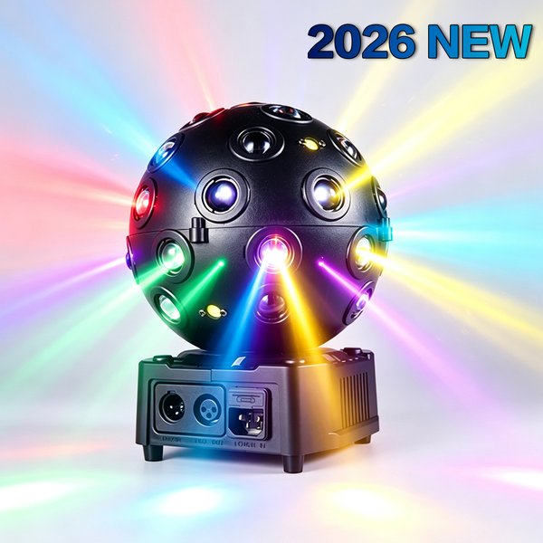 Lumière de scène à faisceau 150W RGB Magic Ball, effet de lumière pour DJ, discothèque, fête, stroboscope blanc et doré, DMX512 pour club, bar, mariage, concert