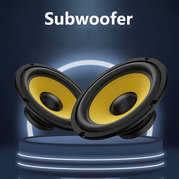5/6/8/10 Zoll Auto-Basslautsprecher HiFi-Musik Vollbereichs-Frequenz DIY Audio-Lautsprecher Hochleistungs-Koaxial-Subwoofer Auto-Subwoofer