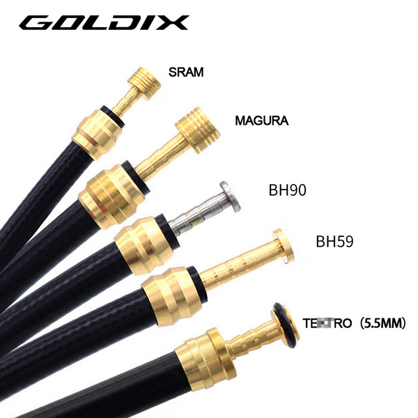 GOLDIX 20/60 Stück Fahrrad hydraulische Scheibenbremse Ölstift Nadel Olive Connect Einsatz für BH90 BH59 SRAM MAGURA Bremsölrohrverbindung