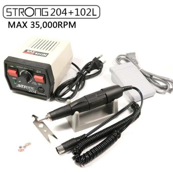 Outil de polissage de bijoux micromoteur fort 210 204 corée micromoteur outils d'orfèvrerie graveur 102 pièce à main outils d'art de polissage nouveau