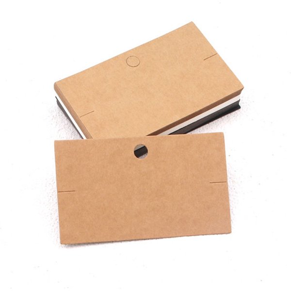 50 teile/los 10*6 cm Kraftpapier Karte
