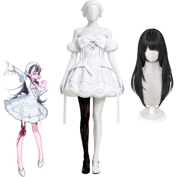 Anime Alien stage Zombie Stage Sua Cosplay Costume Skirt Wig Full Set Uniform Role Play Halloween Carnival Party Outfit Women
