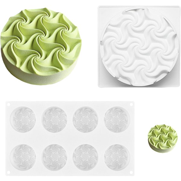 SHENHONG nouveau Moule à gâteau en Silicone en forme de fleur de crème pour Moule de cuisson Dessert Mousse Pan ustensiles de cuisson Moule pâtisserie outils de décoration