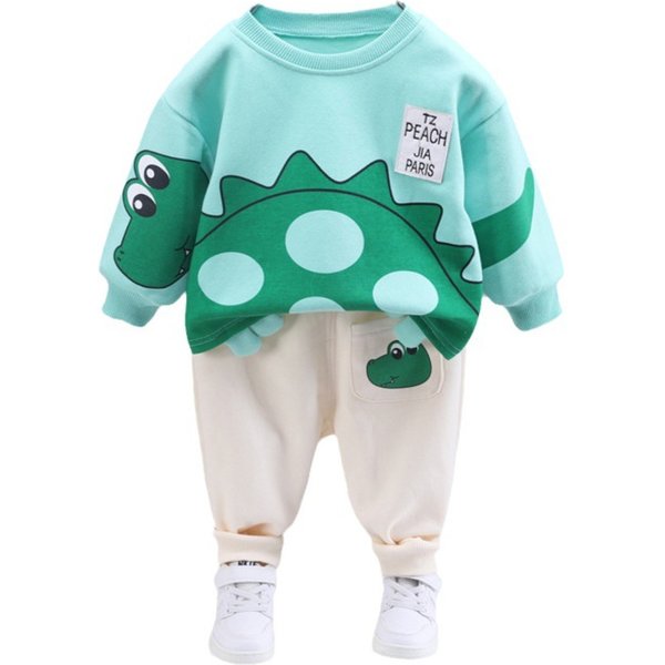 Vêtements d'automne pour bébés filles et garçons, T-Shirt et pantalon de dessin animé, 2 pièces/ensembles, Costume décontracté pour tout-petits, tenues pour nourrissons, survêtements pour enfants,