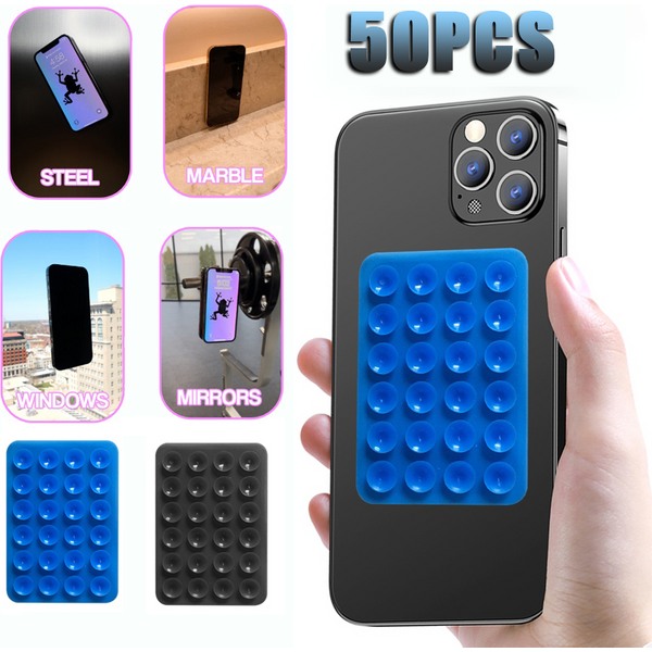 Thickened 24 silicone square suction cups cell phone tablet computer luggage suction cup universal charger suction cups