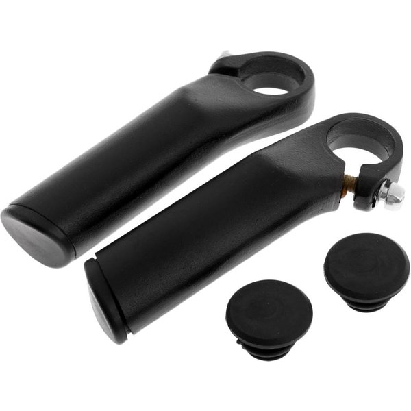 2x Ergonomic Mountain Bike Cycling Handlebar Hand End Bar Grips