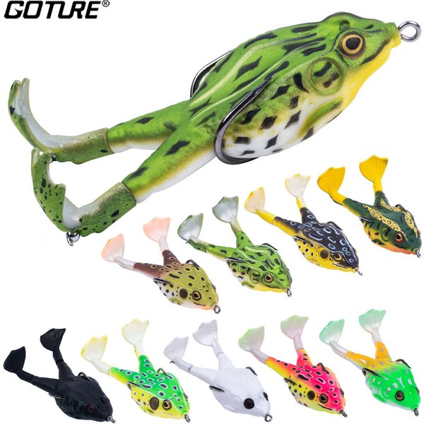 Frosch-Weichköder, Angelgerät, Gewichte, 8,4–16,6 g, rotierende Silikon-Doppelhaken, Köder, schwimmende Topwater-Köder, Pesca, Hechtfisch