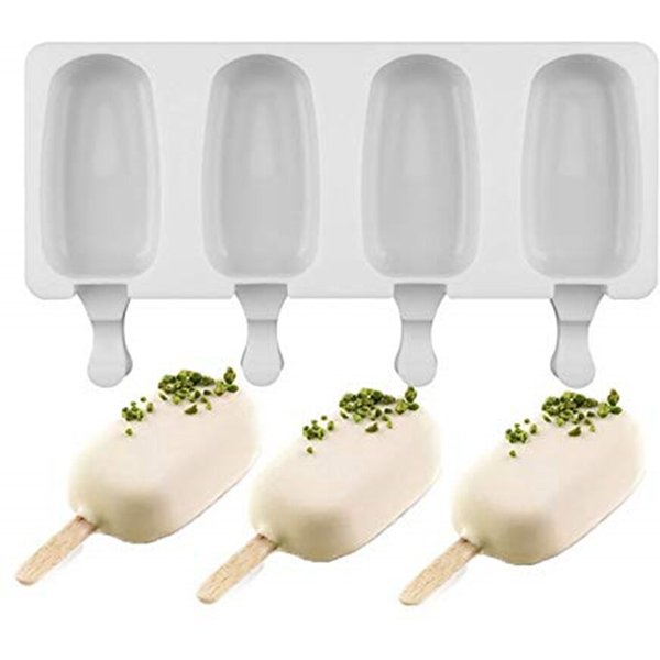 Silicone Ice Cream Mold Magnum Silicone Mold DIY Fruit Juice Ice Pop Cube Maker Tray Popsicle Mould Baking Accessorie