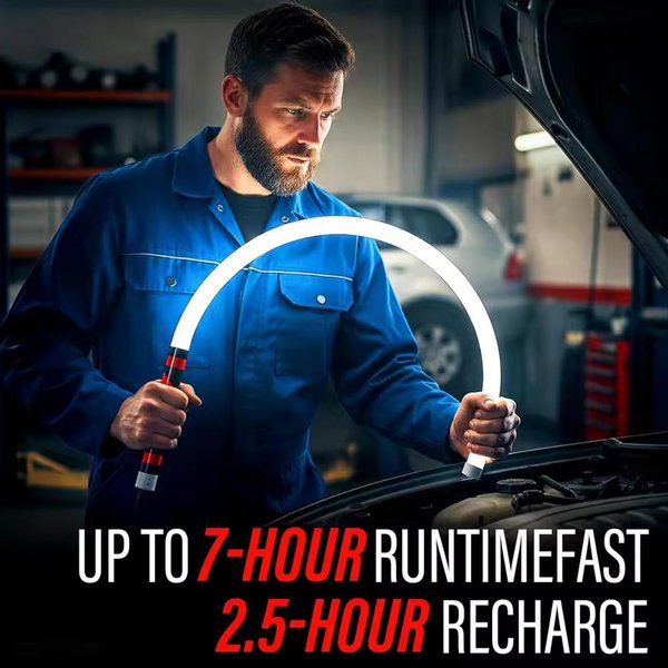 Flexibles Biegbares LED-Arbeitslicht Schlanke Inspektionslampe USB-Aufladbare Formbeständige Taschenlampe für Auto-Motor-Reparatur