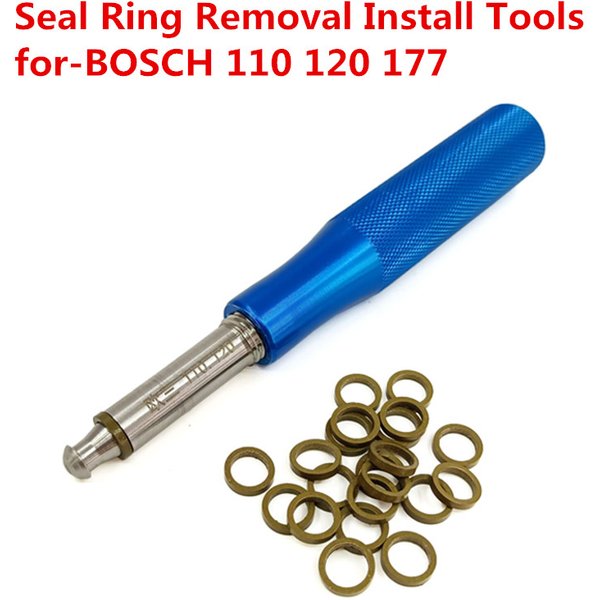 Outils d'installation de retrait de bague d'étanchéité de Valve d'injecteur à rampe commune Diesel pour BO-SCH 110 120 177, outil de retrait de bague d'étanchéité