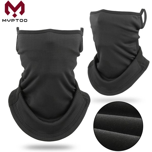 1/2PCS Winter Warme Bandana Halbe Gesichtsmaske Hang-Ohr Hals Wärmer Gamasche Rohr Schal Winddicht Ski angeln Halstuch Stirnband Männer