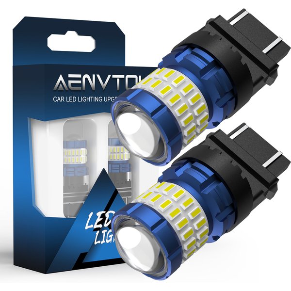 AENVTOL 2x Canbus T25 3156 3157 P27W P27/5W ampoule LED feux de recul feux de jour feu arrière de frein clignotant