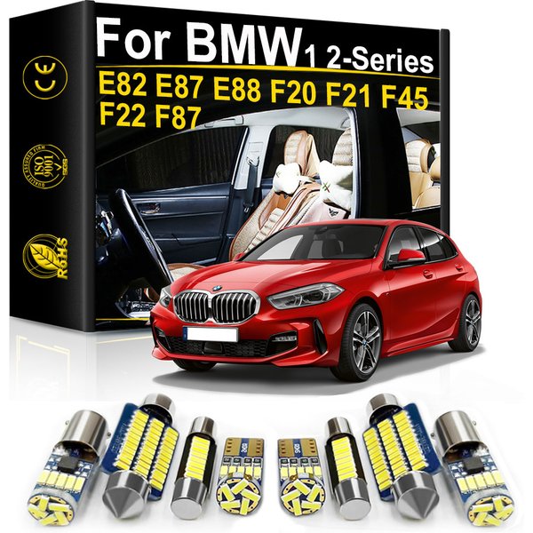For BMW E82 E87 E88 F20 F21 F45 F22 F87 116i 116d 118i 118d 120i 1 2 Series Accessories Car Interior Light LED Canbus Auto Part