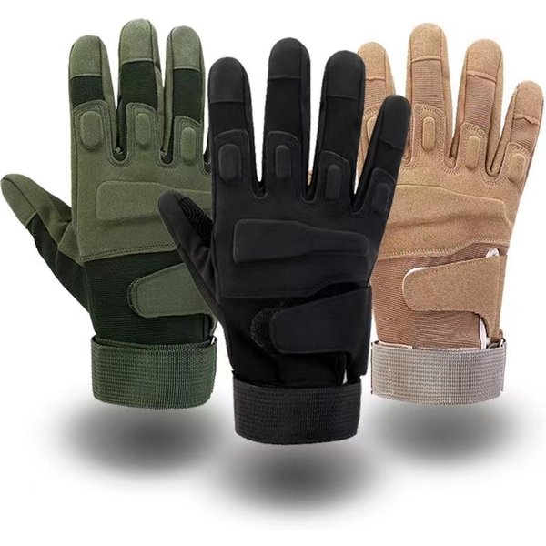 Gants de cyclisme antidérapants pour hommes et femmes, tactiques d'extérieur, doigt complet, pour tir de Paintball, gant de Protection de Combat Airsoft