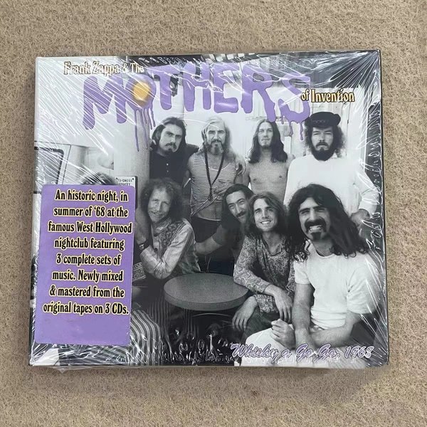 Psyche delic rock frank zappa musik cd live im whisky a go 1968 album 3 stücke musik aufzeichnung cosplay walkman soundtracks box