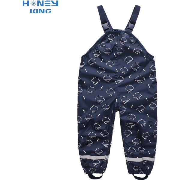 HONEYKING enfants imperméable pantalons de pluie bébé combinaisons garçons filles salopette pantalons mode enfants salopette plage sable Wading pantalon