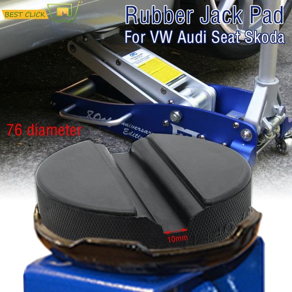 Protecteur de cadre de voiture en caoutchouc, support de disque de levage latéral, pour VW SEAT SKODA AUDI