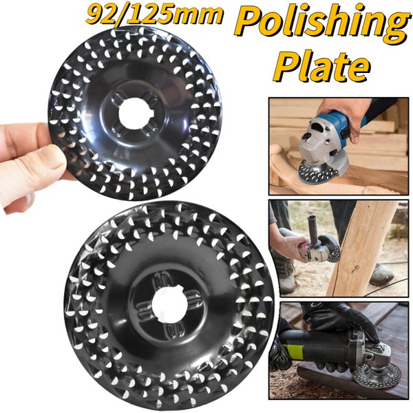 Disques de meulage de roue de façonnage du bois de disque de roue de meulage de 92mm/125mm pour des meuleuses d'angle travail du bois ponçage outil abrasif rotatif