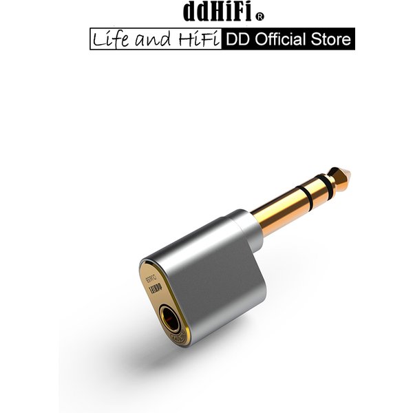 DD ddHiFi DJ65B(AL) 6,35mm Stecker auf 4,4mm Audio-Adapter für Desktop Verstärker Geräte mit 6,35mm Ausgang Port
