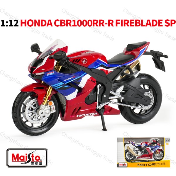 Maisto 1:12 Honda CBR1000RR-R Fireblade SP Die Cast Vehicles Collectible Hobbies Motorcycle Model Toys