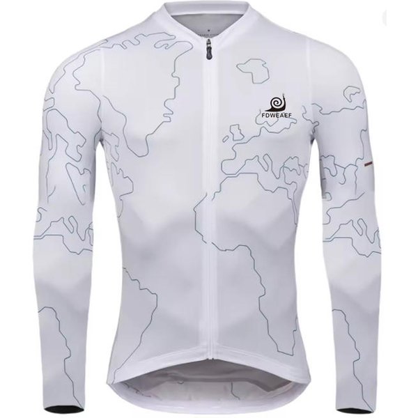 2026 FDWEAEF Frühling Sommer Herren Radtrikot Langarm-Oberteil MTB Bike Atmungsaktives Schnelltrocknendes Shirt Fahrradbekleidung