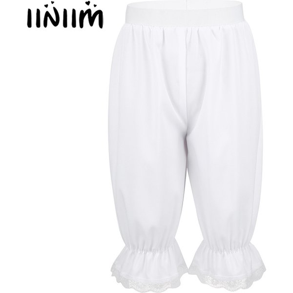 Girls Victorian Bloomers Pantaloons Costume Lightweight Octoberfest Loose Lace Trim Bloomers Shorts Steampunk Dance Costume