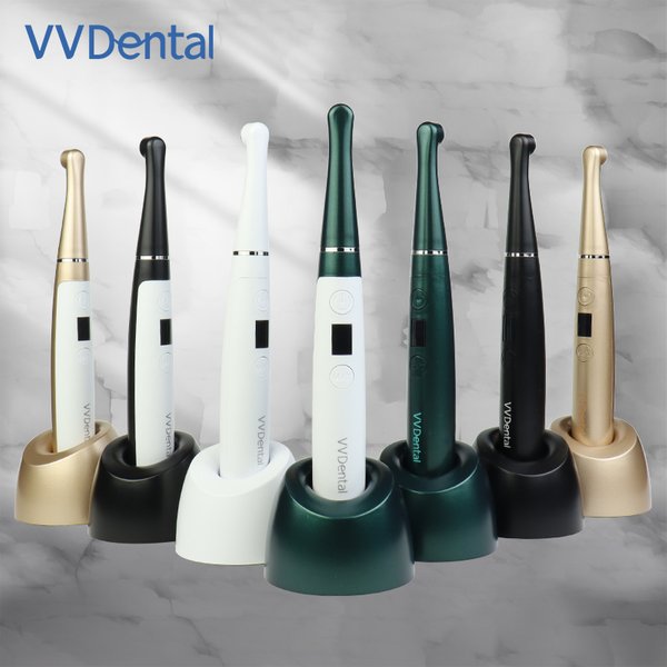 Lampe de photopolymérisation dentaire LED VVDental avec base de charge sans fil 3200mw/cm², polymérisation en 1 seconde pour résines LV6