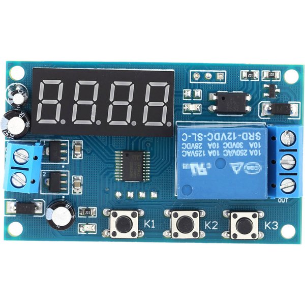 Module de temps de retard DC 5-30V AC 220V 10A, contrôleur de commutateur, affichage numérique LED YYA-1, relais multifonction, minuterie de Cycle