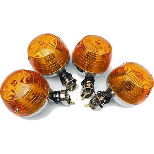 Metall Motorrad Signal Blinker für Honda Lifan Jialing Dayang C70 CD70 ST70 JH70 JL70 70cc-90cc Verchromte Blinkleuchte