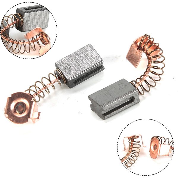 Brosses en carbone pour meuleuse d'angle Black Decker G720, brosses en carbone, moteurs électriques, outils électriques, pièces de rechange, 5x8x12mm, 2 pièces