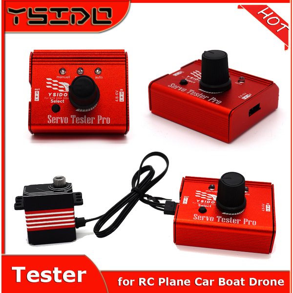 Universal RC Modell Teile Servo oder ESC Metall Tester ESC Checker Master 3-modi 4,8-6,0 V für RC Flugzeug Auto Boot Drone Servo Tester