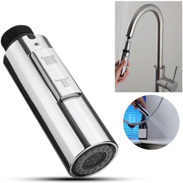 Robinet de cuisine extractible, pulvérisateur de remplacement, 2 fonctions, mitigeur, évier, pomme de douche, accessoires