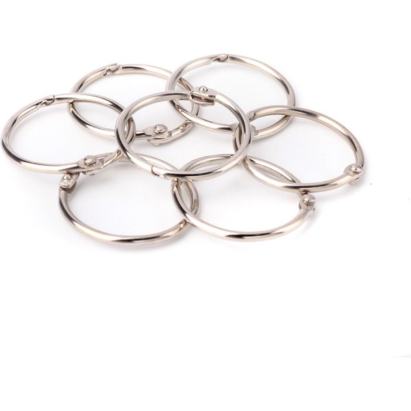 Lose-blatt Buch DIY Ringbuch Alben Öffnung O Ring Locking Schlüsselbund Büro Bindung Liefert Metall Handwerk Teile Liefert