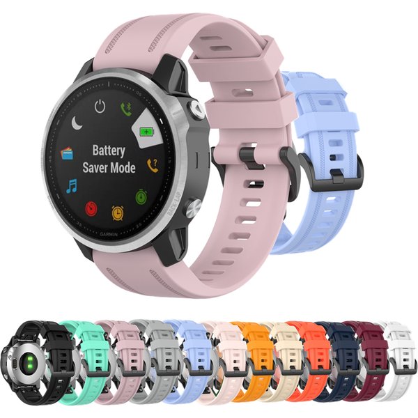 Bracelet de montre rapide en Silicone de 20mm, pour Garmin Fenix 8 43MM 7S 6S 5S 6sPro 5sPlus, Bracelet de Sport pour montre intelligente, accessoires